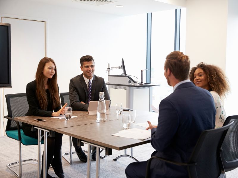 Professional multicultural team supporting recruitment in Aruba