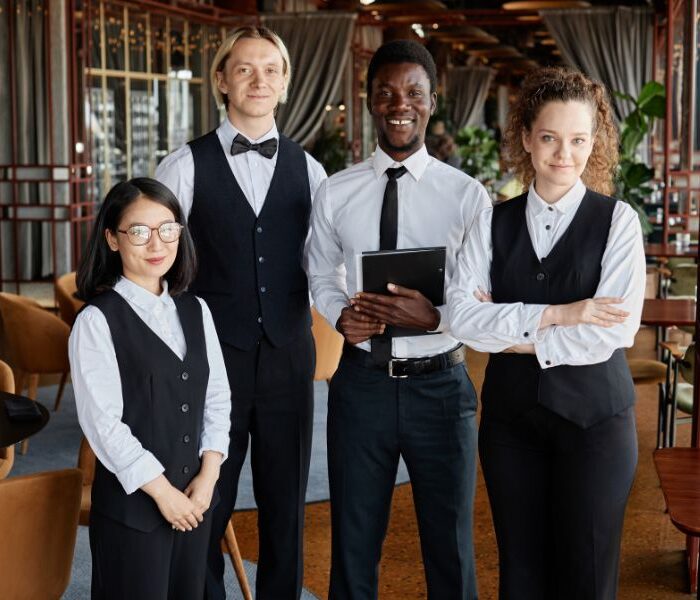 Hotel staff team for hotel jobs in Aruba hospitality industry